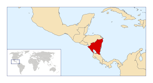 Nicaragua, country of central america.it is the largest of the central american republics. Large Location Map Of Nicaragua Nicaragua North America Mapsland Maps Of The World