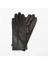 Women's leather glove with cinched wrist dark red. Women S Leather Gloves John Lewis Partners