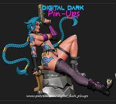 Jinx by Digital Dark Pin-ups - Etsy