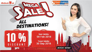 Malindo airways is a malaysian airline, which was founded in 2013, and is 4. Faremakers On Twitter Malindo Air Special Deal Malindo Airways Offers 10 Discount On His All Operational Routes Book Your Flights Now With Https T Co Vjcehn8rfm And Avail Malindo Airways Deal Valid Till 09 February