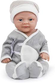 Vollence 14 Inch Realistic Reborn Baby Doll Pvc Free Solid Platinum Liquid Full Body Silicone Real Baby Dolls Lifelike Soft Handmade Silicone Baby Doll With Clothes Dolls Amazon Canada