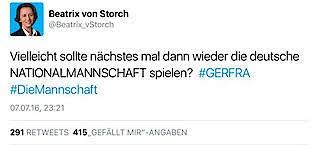 Vorsitzende der @afdimbundestag, mitglied im vorstand von @afd.bund telegram: Beatrix Von Storch Provoziert Twitter Eklat