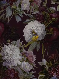 15% off with code hellosavingz. Dark Floral White And Marsala Digital Art By Art And Co Studio