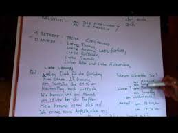 How To Write An Informal Letter In German A1 A2 Brief Schreiben Auf Deutsch Youtube Lettering Writing Lesson