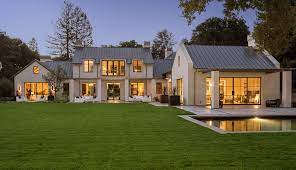 Extraordinary new construction home with entire walls of glass comprising the perfect paradise for atherton is ranked as the #1 mots exclusive zip code in the country by forbes magazine and is close. 36 8 Million Newly Built Contemporary Estate In Atherton Ca Hotr Architectural Details Exterior New House Plans House Styles