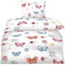 Estella mako satin de luxe bettwäsche grazia 135x200 cm / 155x220 cm 3 teilig! Aminata Bettwasche 135x200 Madchen Schmetterling Jugend Bettwasche 135x200 Bettwasche Bett