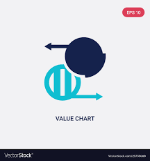 Two Color Value Chart Icon From Business And