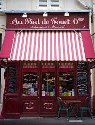 Au Pied De Fouet Store Fronts Shop Fronts French Cafe