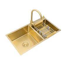 Rating 4.700153 out of 5 (153) £6.00. Above Counter Manual Gold Sink 304 Stainless Steel Kitchen Sinks Single Bowl Undermount Kitchen Sink Gold Basket Drainer Kitchen Sinks Aliexpress