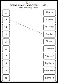 Printable Cardinal Numbers English Worksheets For Your Child 24 36 Months Ira Parenting English Lessons For Kids English Worksheets For Kids Number Words Worksheets