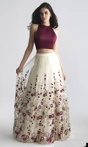 Charming Two Piece Prom Dress A Line Prom Dress With Embroidery Burgundy Sleeveless Prom Gown On Storenvy Piece Prom Dress A Line Prom Dresses Fashion Dresses
