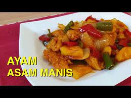 Ayam Asam Manis Nanas Ala Restaurant Versi Rumahan Youtube Babi Asam Manis Resep Ayam Resep Makanan