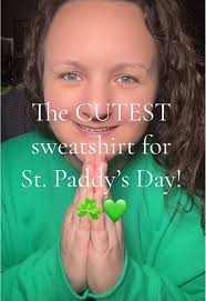 Cute Green Hoodies for St Patricks Day
