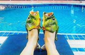 Coddies Fish Flops Unique Casual Summer Footwear In The Shape Of Open Mouthed Fish Summer Shoes Summer Casual Flop
