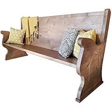 Amazon Com Homelegance Toulon 62 Church Pews Dining Bench Glaze Oak Kitchen Dining Church Pew Home Liberty Furniture