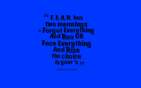 What is your favorite quote on fear? Quote Of The Day Fear Steemit
