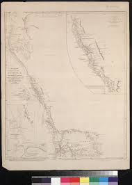 1841 Map And Chart Of The West Coast Of Australia From