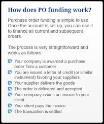 Purchase Order Services | Go Ahead Funding