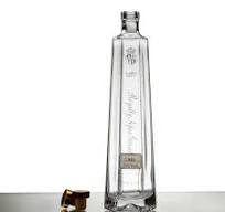 Unique Polygon Shape Glass Bottle Customize Bottle 700ml 750ml for Spirit Gin Vodka Use