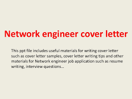 Network Engineer Cover Letter