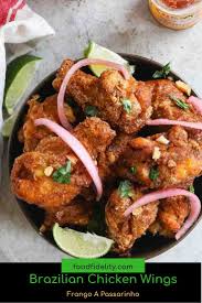 Brazilian Style Fried Chicken Wings Recipe Chicken Appetizer Recipes Fried Chicken Chicken Appetizers