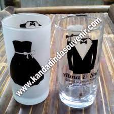 Harga souvenir pernikahan gelas kopi sablon custom. Souvenir Pernikahan Gelas Toko Souvenir Pernikahan Murah Lengkap Di Jogja