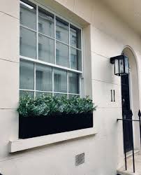 This can help you see what the length of the box will look like prior to ordering and might keep you from making a mistake. Fake It Flowers On Twitter Another Install Of Our Custom Made Window Boxes On This Stunning London Home Our Foliage Is The Best Available So It Gives A Completely Real Impression And