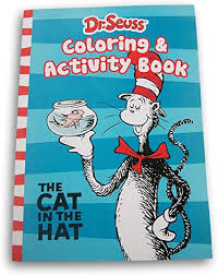 Find your favorite characters and books at the home of dr. Amazon Com Dr Seuss Cat In The Hat Libro Para Colorear Y Actividades 80 Paginas Juguetes Y Juegos