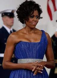 The First Lady Sports A Short Roller Set Bob And It Looks Great Natural Hair Hunnie Hair Styles Natural Hair Styles Hair
