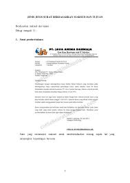 Ferdita anastasyia 1714015002 sasindo '17 mata kuliah: Jenis Jenis Surat Berdasarkan Maksud Dan Tujuan