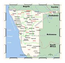Find desired maps by entering country, city, town, region or village names regarding under search criteria. Detailed Map Of Namibia With Cities Namibia Africa Mapsland Maps Of The World