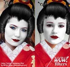 Maybe you would like to learn more about one of these? Geisha Costume Traditional Wig Makeup Instagram Filter