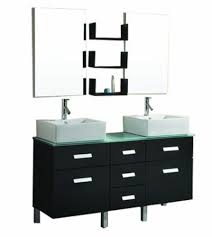 57 inch double sink bathroom vanity set