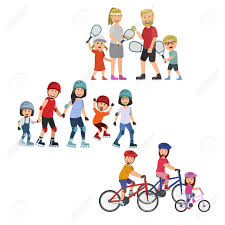 By using this site, you accept our use of cookies, as. Set Of Family Sport Cartoon Tenis Rollerskate And Bicycle Royalty Free Cliparts Vectors And Stock Illustration Image 106705973