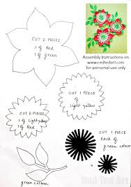 Cut out each of the four squares on the paper rose template. 16 Paper Flowers Ideas Paper Flowers Flower Crafts Paper Flowers Diy
