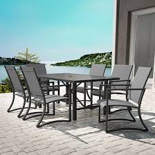 Top 300, base $1300 base can support stone, glass or. Cosco Outdoor Paloma Outdoor Metal Dining Set In Charcoal Grey Sale