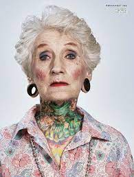 Find the perfect tattoo old lady stock photos and editorial news pictures from getty images. 41 Extremely Cool Tattooed Seniors Bored Panda
