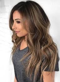 Take a look at how alluring this balayage appears on the dark hair. Natural Light Brown Hair Sun Bleached Highlights Natural Cute766