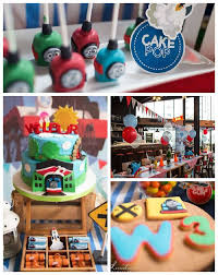 Thomas The Train Themed Birthday Party Birthday Party Themes Birthday Party 1st Boy Birthday