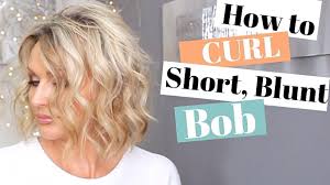 These short haircuts for women with thin hair will add texture, volume, and oomph to your. How To Curl Short Blunt Bob Fine Hair Chatty Detailed Tutorial Youtube