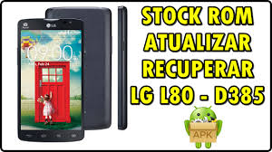 Como Instalar A Rom Original De Fabrica Stock Rom L Lg L80 D385 Youtube