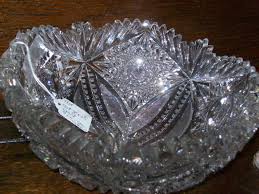 In the case of brilliant cut glass, heavy, leaded glass is covered with deep cuts that. Is It Pressed Glass Or Cut Glass Janvier Road Where Old Becomes Exciting And New