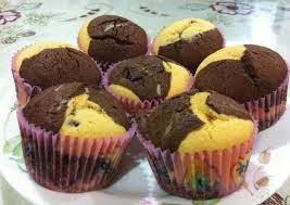 Resepi kek terkini untuk hidangan hari raya. Resepi Marble Cupcake Mudah