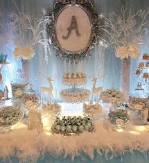 Winter Wonderland Quinceanera Candy Buffet By Bizzie Bee Creations Q Winter Wonderland Baby Shower Winter Wonderland Birthday Party Winter Wonderland Birthday