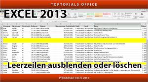 Heute geht es um das hauptgebäude der universität zu köln. Leere Zeilen Loschen Oder Ausblenden Excel Toptorials