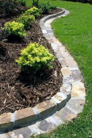 Top 40 Best Stone Edging Ideas Exterior Landscaping Designs In 2020 Front Yard Landscaping Pathway Landscaping Garden Edging