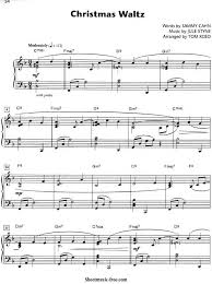 Christmas Waltz Sheet Music Christmas Song Christmas Sheet Music Sheet Music Christmas Piano Sheet Music