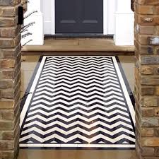 Herringbone Mosaic Flooring White Mosaic Tiles Tile Installation