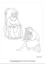 Select from 36755 printable coloring pages of cartoons, animals, nature, bible and many more. David And King Saul Harp Coloring Pages Free Bible Coloring Pages Kidadl
