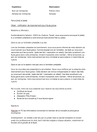 Si le salarié n'est pas réintégré, il aura droit aux indemnités fixées par le juge prud'homal. Lettre De Licenciement Pour Faute Grave Modele 100 Gratuit